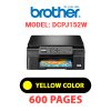 BROTHER DCPJ152W PRINTER - YELLOW INK