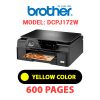 BROTHER DCPJ172W PRINTER - YELLOW INK
