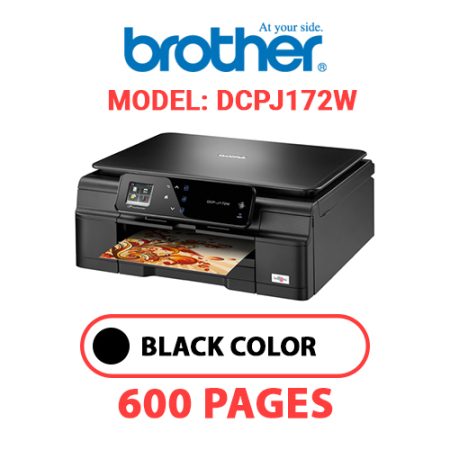 BROTHER DCPJ172W PRINTER - BLACK INK