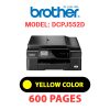 BROTHER DCPJ752D PRINTER - YELLOW INK