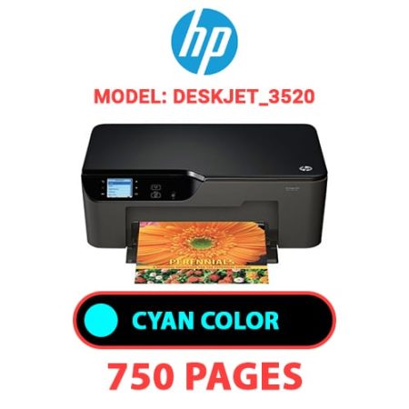 HP Deskjet_3520 - CYAN INK