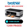 BROTHER DCPJ4410DW PRINTER - CYAN INK
