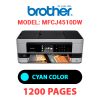 BROTHER DCPJ4510DW PRINTER - CYAN INK
