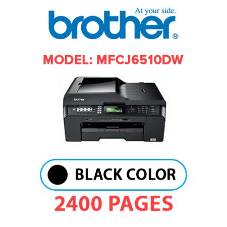 BROTHER MFCJ6510DW PRINTER - BLACK INK