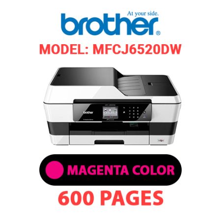 BROTHER MFCJ6520DW PRINTER - MAGENTA INK