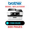 BROTHER MFCJ6720DW PRINTER - CYAN INK