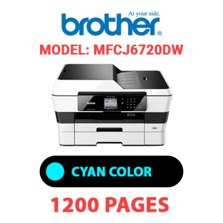 BROTHER MFCJ6720DW PRINTER - CYAN INK