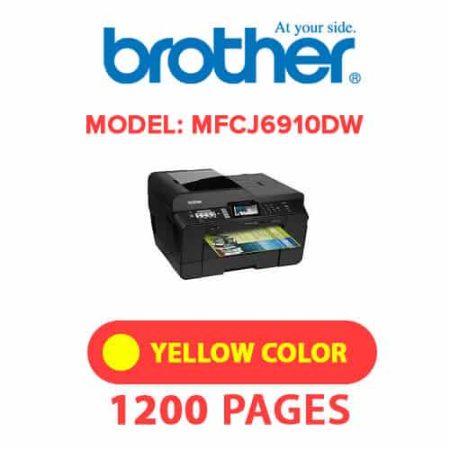 BROTHER MFCJ6910DW PRINTER - YELLOW INK