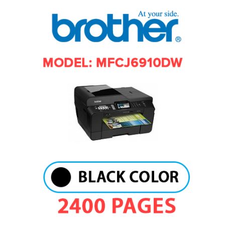 BROTHER MFCJ6910DW PRINTER - BLACK INK