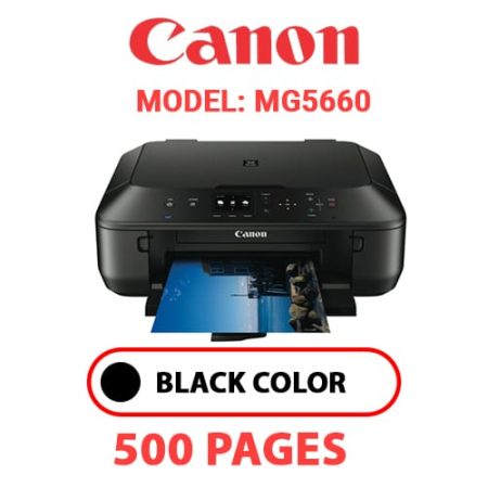 CANON MG5660 PRINTER - BLACK INK