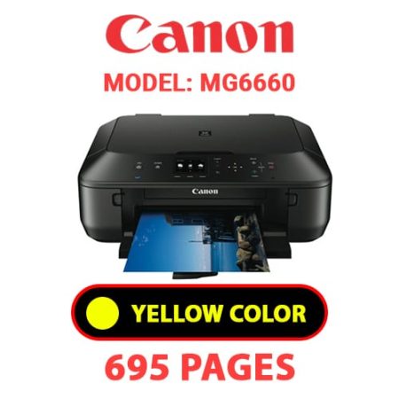 CANON MG6660 PRINTER - YELLOW INK