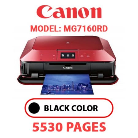 CANON MG7160RD PRINTER - BLACK INK