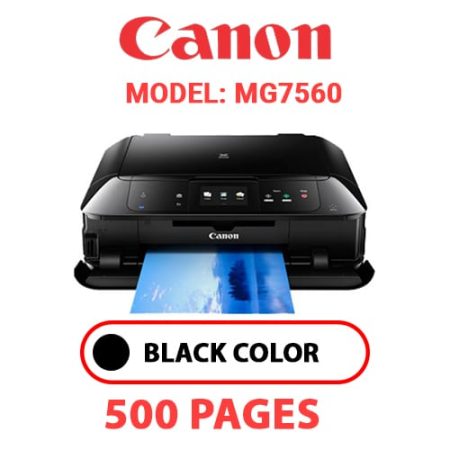 CANON MG7560 PRINTER - BLACK INK