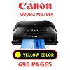 CANON MG7560 PRINTER - YELLOW INK