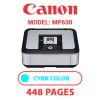 CANON MP630 PRINTER - CYAN INK