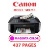 CANON MX715 PRINTER - MAGENTA INK