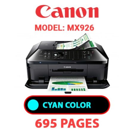 CANON MX926 PRINTER - CYAN INK