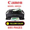 CANON MX926 PRINTER - YELLOW INK