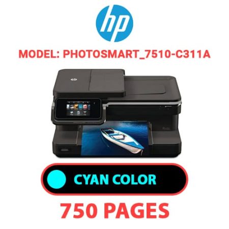 HP Photosmart_7510-C311a - CYAN INK