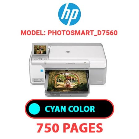 HP Photosmart_D7560 - CYAN INK