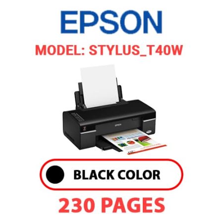 EPSON STYLUS_T40W - BLACK INK