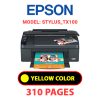 EPSON STYLUS_TX100 - YELLOW INK