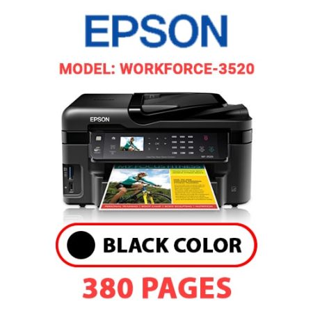 EPSON Workforce_3520 - BLACK INK
