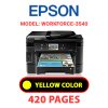 EPSON Workforce_3540 - YELLOW INK