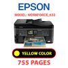 EPSON Workforce_633 - YELLOW INK