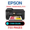 EPSON Workforce_7510 - CYAN INK