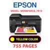 EPSON Workforce_7510 - YELLOW INK