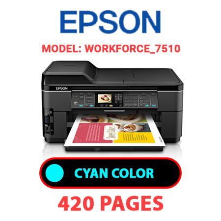EPSON Workforce_7510 - CYAN INK
