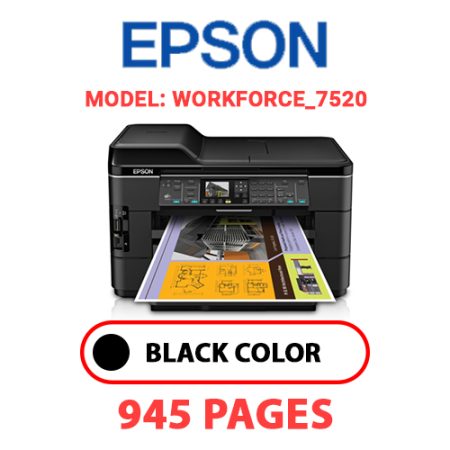 EPSON Workforce_7520 - BLACK INK