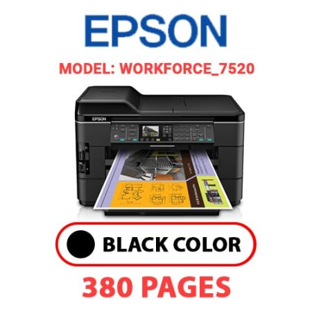 EPSON Workforce_7520 - BLACK INK