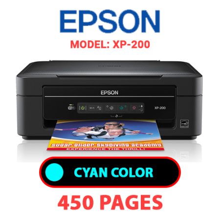 EPSON XP-200 PRINTER - CYAN INK