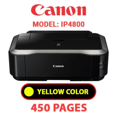 CANON iP4800 PRINTER - YELLOW INK