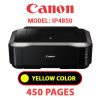 CANON iP4850 PRINTER - YELLOW INK