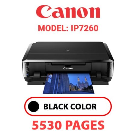 CANON iP7260 PRINTER - BLACK INK