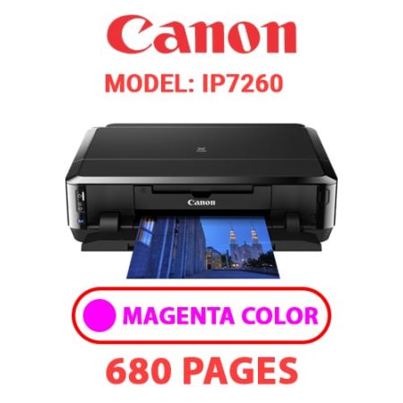 CANON iP7260 PRINTER - MAGENTA INK