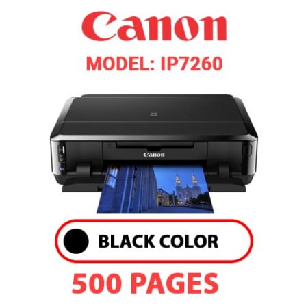 CANON iP7260 PRINTER - BLACK INK