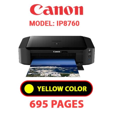 CANON iP8760 PRINTER - YELLOW INK