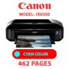 CANON iX6550 PRINTER - CYAN INK