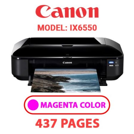 CANON iX6550 PRINTER - MAGENTA INK