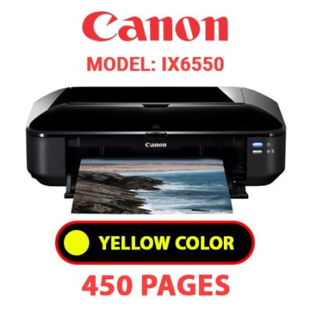 CANON iX6550 PRINTER - YELLOW INK