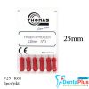 Finger Spreaders Thomas 25mm #6pcs/pkt - 3-25-red