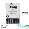 Finger Spreaders Thomas 25mm #6pcs/pkt - 6-40-black