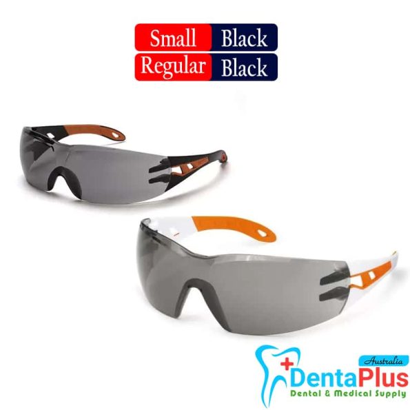 Uvex Pheos Tinted Protective Glasses /Safety Eye Wear- Black