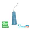 Disposable Pre-Bent Dispenser Tips #100Pcs/pkt - 25-gauge-blue