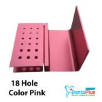 Bur-Holder-Pink—Aluminium-Stand—18-Holes,-Suitable-for-12-FG+6RA–Each